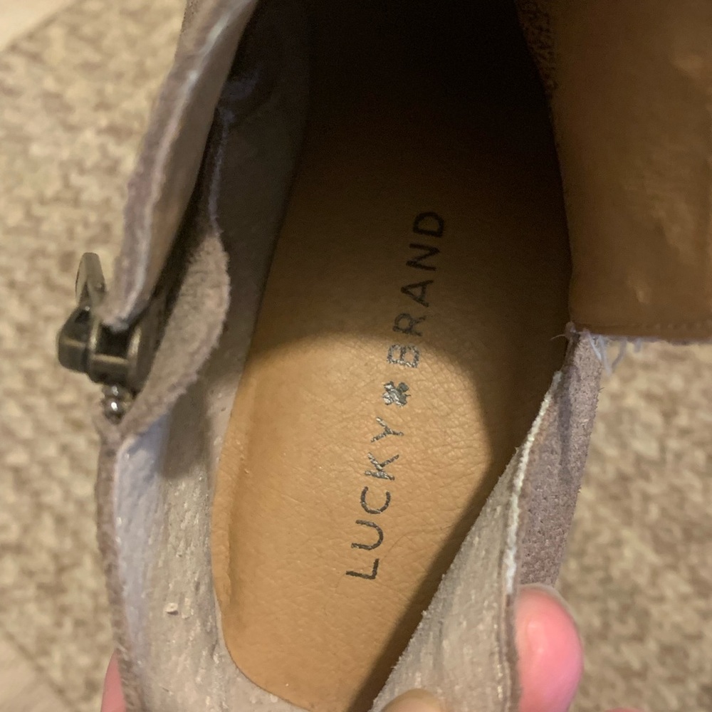 Lucky Brand Gray Heeled Boots - Picture 3 of 4